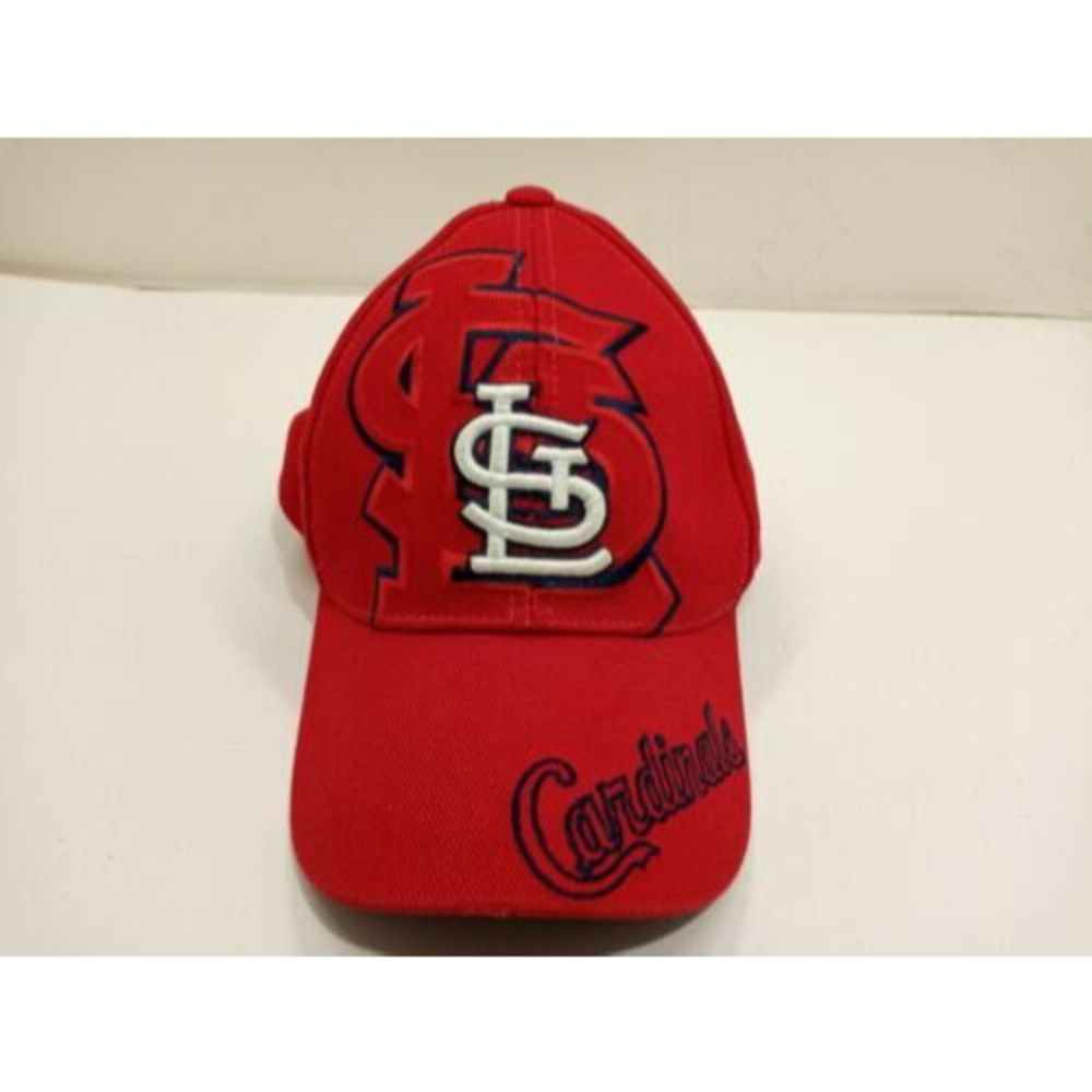 Mens Vintage Twins Enterprise St Louis Cardinals Hook And Loop Hat Red